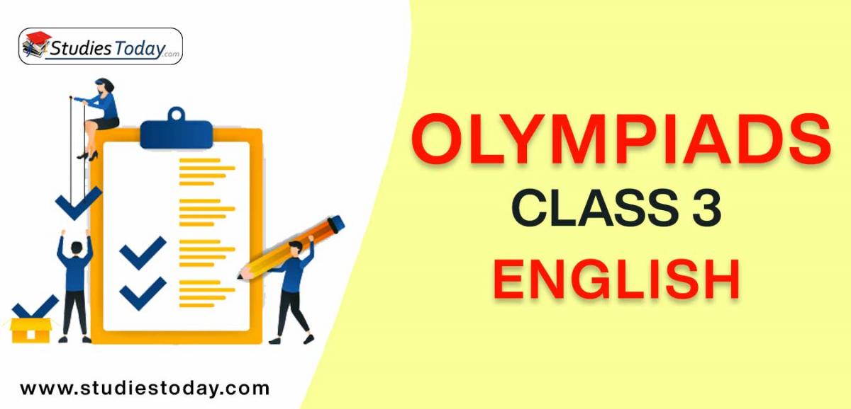 English Olympiad For Class 3 IEO